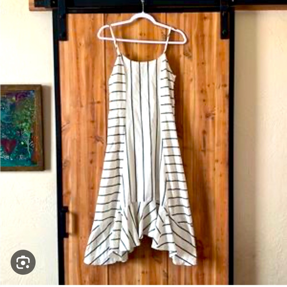 NWOT Ellison Spaghetti Strap Ruffled Swing Dress